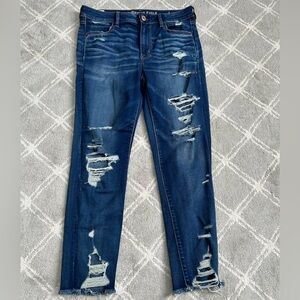 American Eagle Hi-rise Crop Jegging Jeans